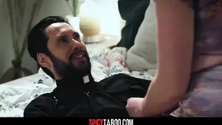 Curvy Teen Defies Her Stepmom With a Priest