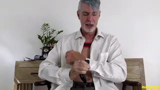 Daddy Tests a New Toy on Camera for the First Time