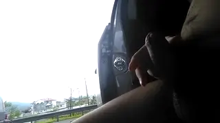 Guy Jerks Off Naked Outdoors in Public View