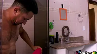 Latina MILF Shares Stepfather in Bedroom Threesome