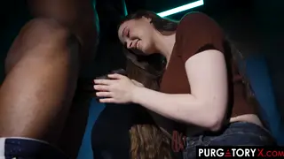 Pregnant Brunette Takes Deep Throat from BBC