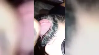 Ebony Stud Delivers Blowjob Before Facial Cumshot Finish