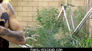Stepdad Catches Stepson Smoking and Punishes Him Outdoors