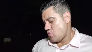 Hairy Latino Boss Strokes Big Uncut Cock Outdoors