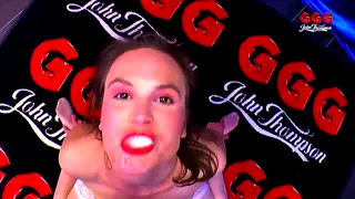 Petite European Redhead Takes Multiple Cocks in Wild Gangbang