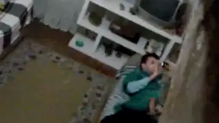 Arab Daddy Strokes Thick Cock While Watching Porn