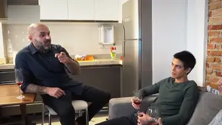 Muscular Boss Dominates Hairy Bear Employee with Foot Worship