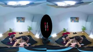 Blonde Student Takes Two Cocks in VR Sorority Hazing