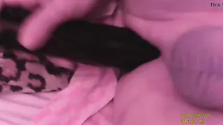 Solo Guy Handles a Massive Dildo Deep Inside