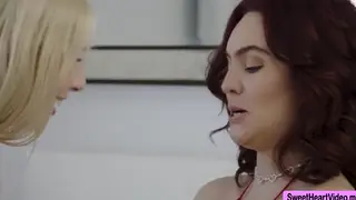 Busty Lesbians Explore Strap-On Pegging and Rimming