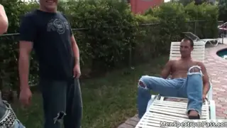 Three Horny Guys Share Blowjobs and Anal in a Threesome