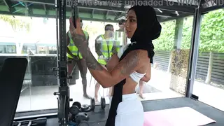Busty Arab Woman Endures Gangbang with Double Penetration
