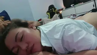 Asian Amateur Performs a Solo Webcam Show from Her Room