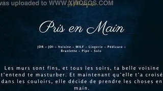 French MILF Neighbor Whispers Commands in Audio Fantasy