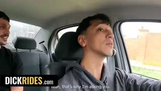 Muscular Latino Gets Fisted and Rides in Car