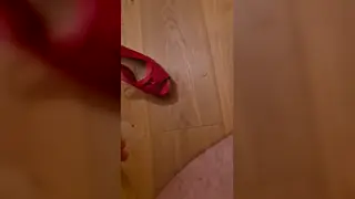 POV Foot Fetish Play Ends With Cumshot on Shoes