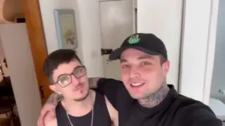 Smooth Twinks Reunite for Bareback Blowjob