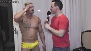 Amateur Strips Yellow Swimsuit in Casting Interview