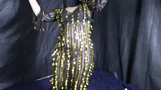 Busty Arab Woman Rides Outdoors in Public