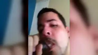Amateur Guy Takes Messy Cumshot In Short Clip
