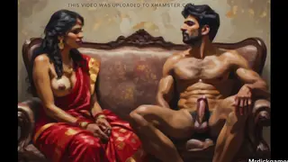 Indian Bhabhi Cheats with Hotel Manager in Stockings