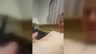 Solo Guy Works His Cock to Completion in Handjob Clip in Close-Up