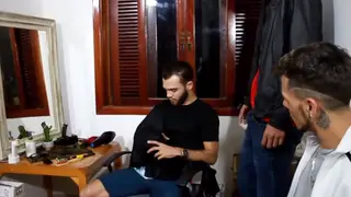 Twink Gets Bareback Surprise from Barber After Haircut