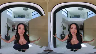 Busty Brunette MILF Invites You Into VR Doggystyle