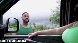 Muscular Strangers Share Interracial Passion in a Van
