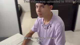 Latino Student Takes Raw Cock in POV Dorm Hookup