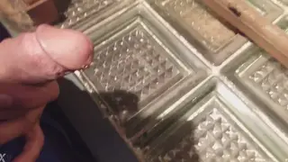 Solo Guy Films His Pissing Session at Home