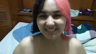 Pregnant Latina Shared While Husband Watches Nearby