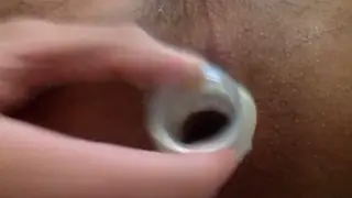 Latino Twink Works a Toy Deep in Solo Anal Play