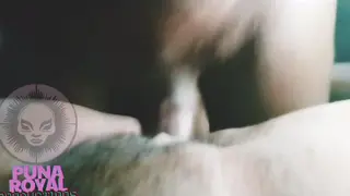 Ebony Girlfriend Rides Boyfriend to Intense Climax