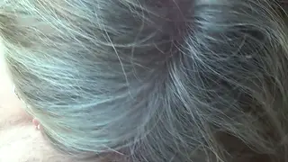 Blonde MILF Gives Outdoor Blowjob in Parking Lot