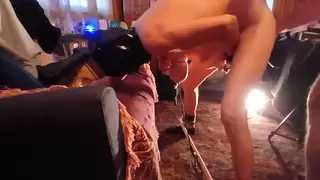 Bound MILF Takes Rough Doggystyle with Tits Tied