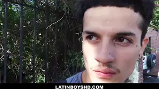 Bisexual Latino Twink Takes Stranger Raw in POV