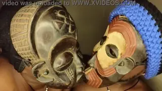 Curvy Ebony Woman Takes BBC Doggystyle in Homemade POV