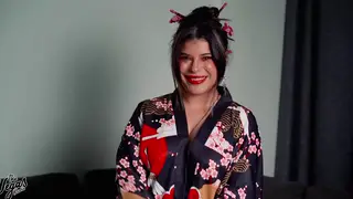 Curvy Latina in Cosplay Delivers a POV Deepthroat Finish