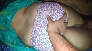 Indian Wife Teases Camera With Shaved Mound and Heavy Curves