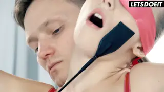European Beauty Roleplays Fantasy With Blindfolded Lover