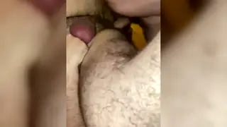 Hairy Daddy and Bear Go Bareback in Homemade Clip