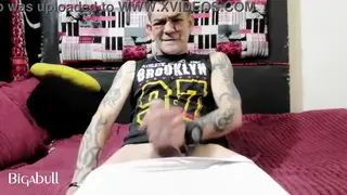 Mature Man Enjoys Solo Session With Ball Focus