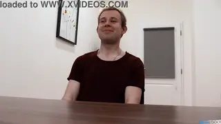 Shy Twink Takes a Bareback Casting Pounding and a Facial