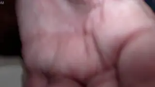 Hairy Latino Twink Strokes His Big Cock to Release