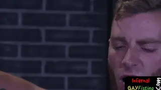 Threesome Escalates into Double Fisting and Gaping Doggystyle