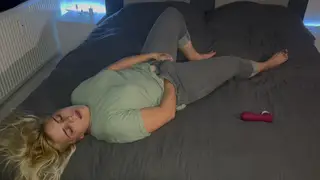 Blonde European MILF Edges Herself to Multiple Orgasms