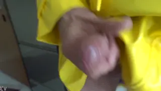 Solo Guy Shows Off Big Dick in Fetish Clip