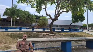 Curvy Latina Explores Her Body Outdoors for the First Time