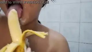 Asian BBW Plays With Massive Natural Tits and Toys